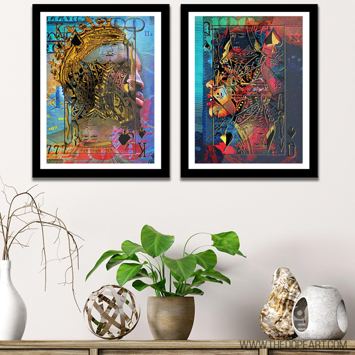 Royal Couple Semi-Gloss Prints - Thedopeart Prints