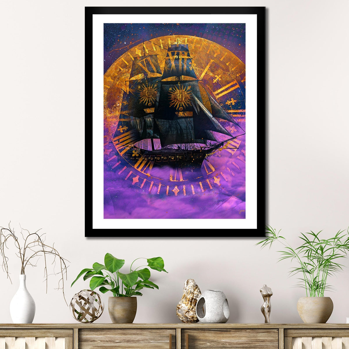 Lost in the Clouds Semi-gloss Print - Thedopeart Prints