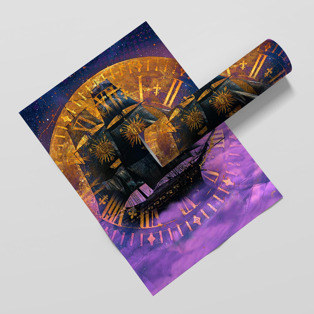 Lost in the Clouds Semi-gloss Print - Thedopeart Prints