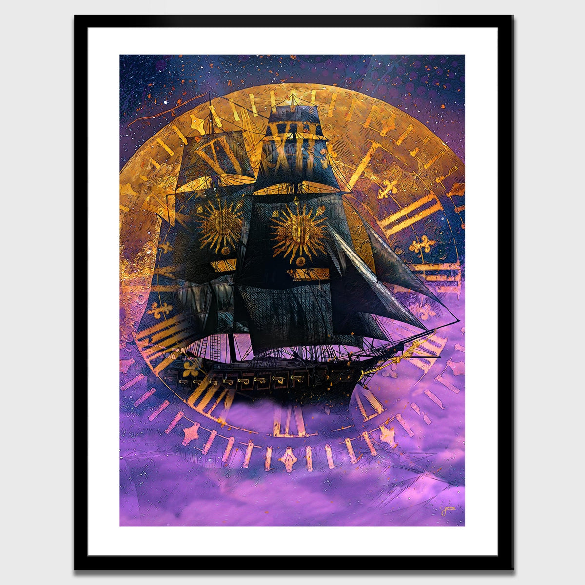 Lost in the Clouds Semi-gloss Print - Thedopeart Prints