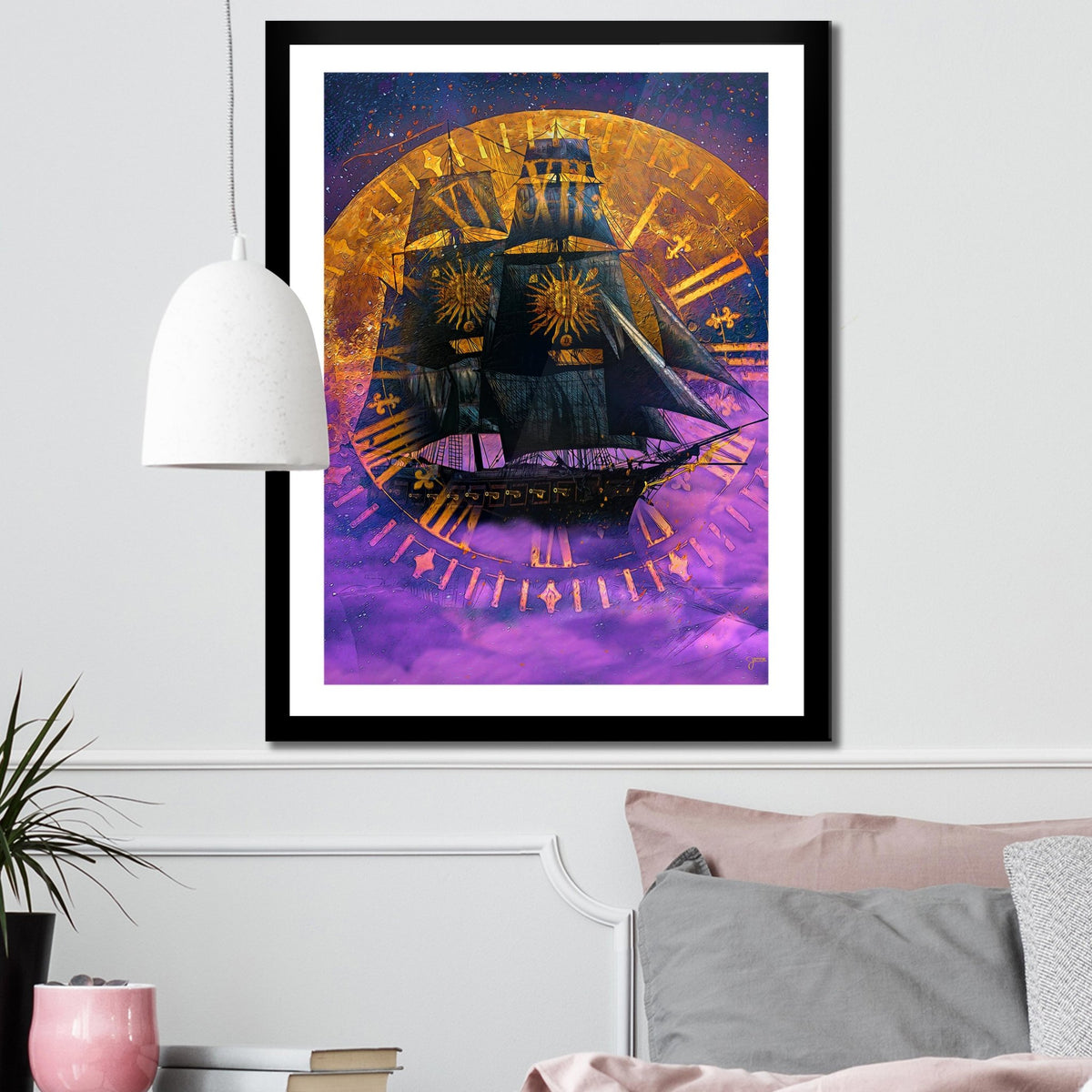 Lost in the Clouds Semi-gloss Print - Thedopeart Prints