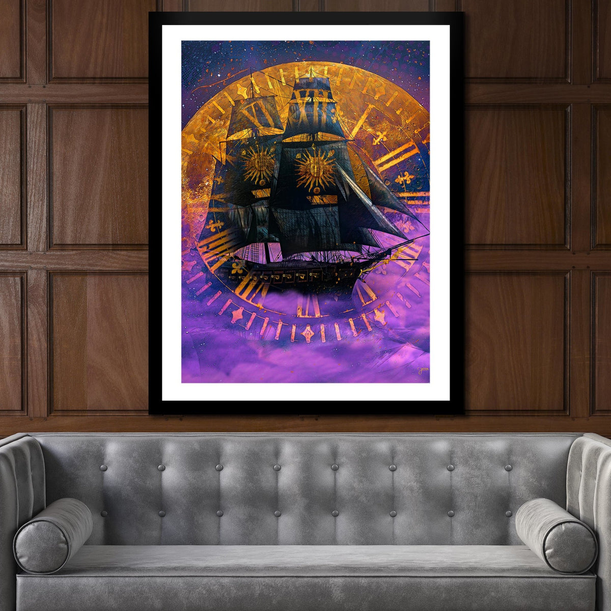 Lost in the Clouds Semi-gloss Print - Thedopeart Prints