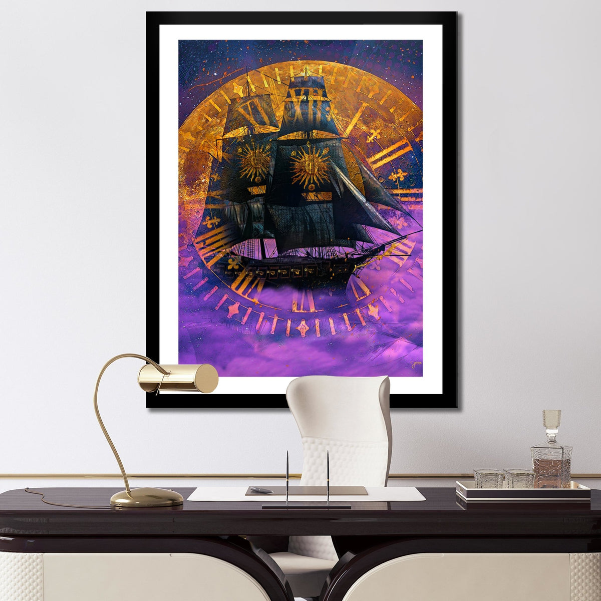 Lost in the Clouds Semi-gloss Print - Thedopeart Prints