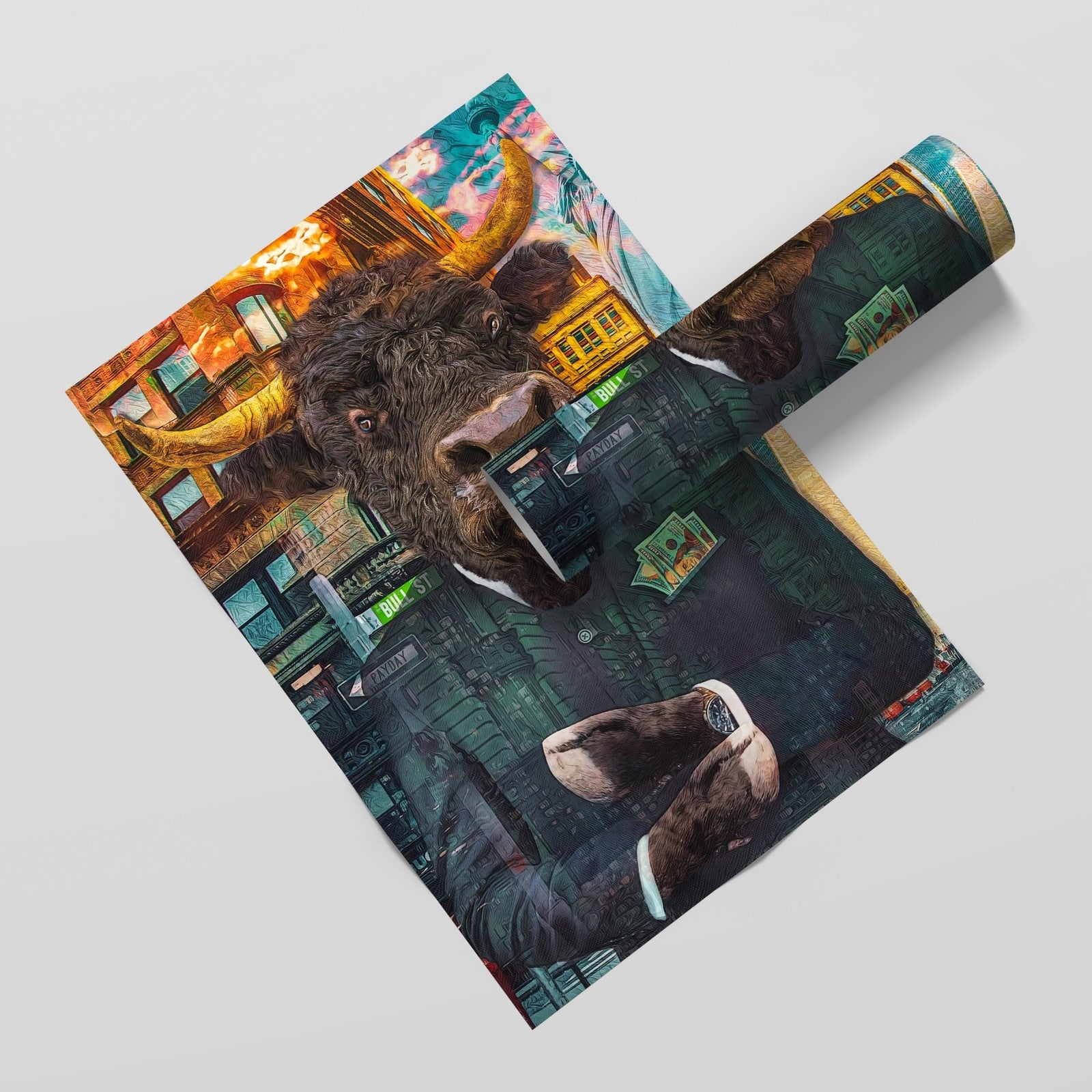 Seeing Green Semi-gloss Print - Thedopeart Prints