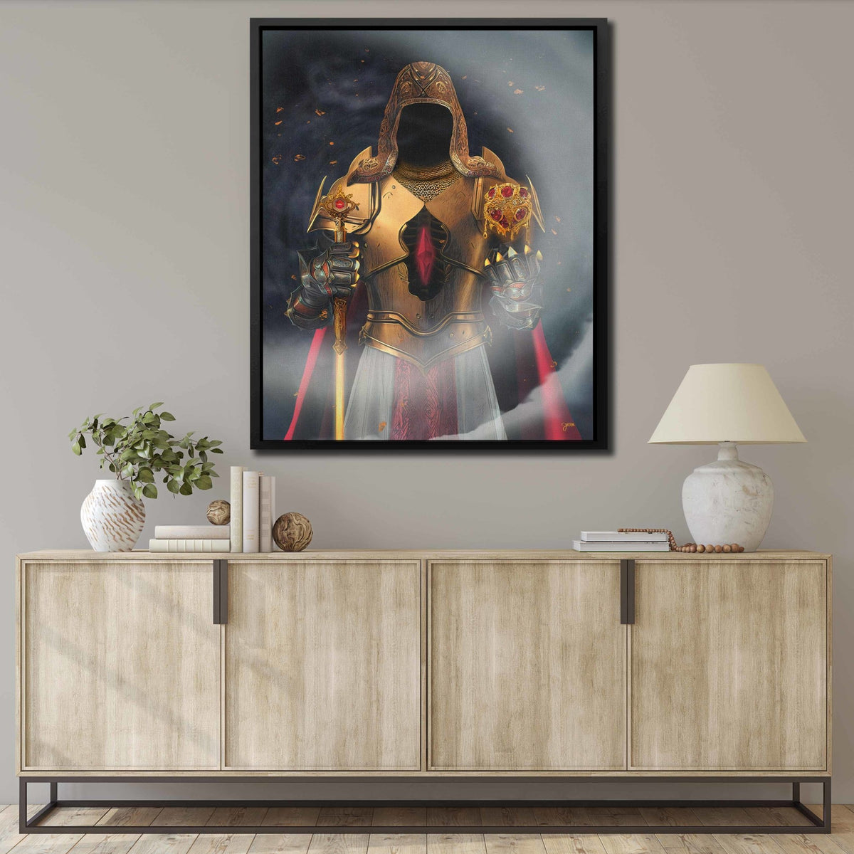 Shadow Guardian - Thedopeart Canvas