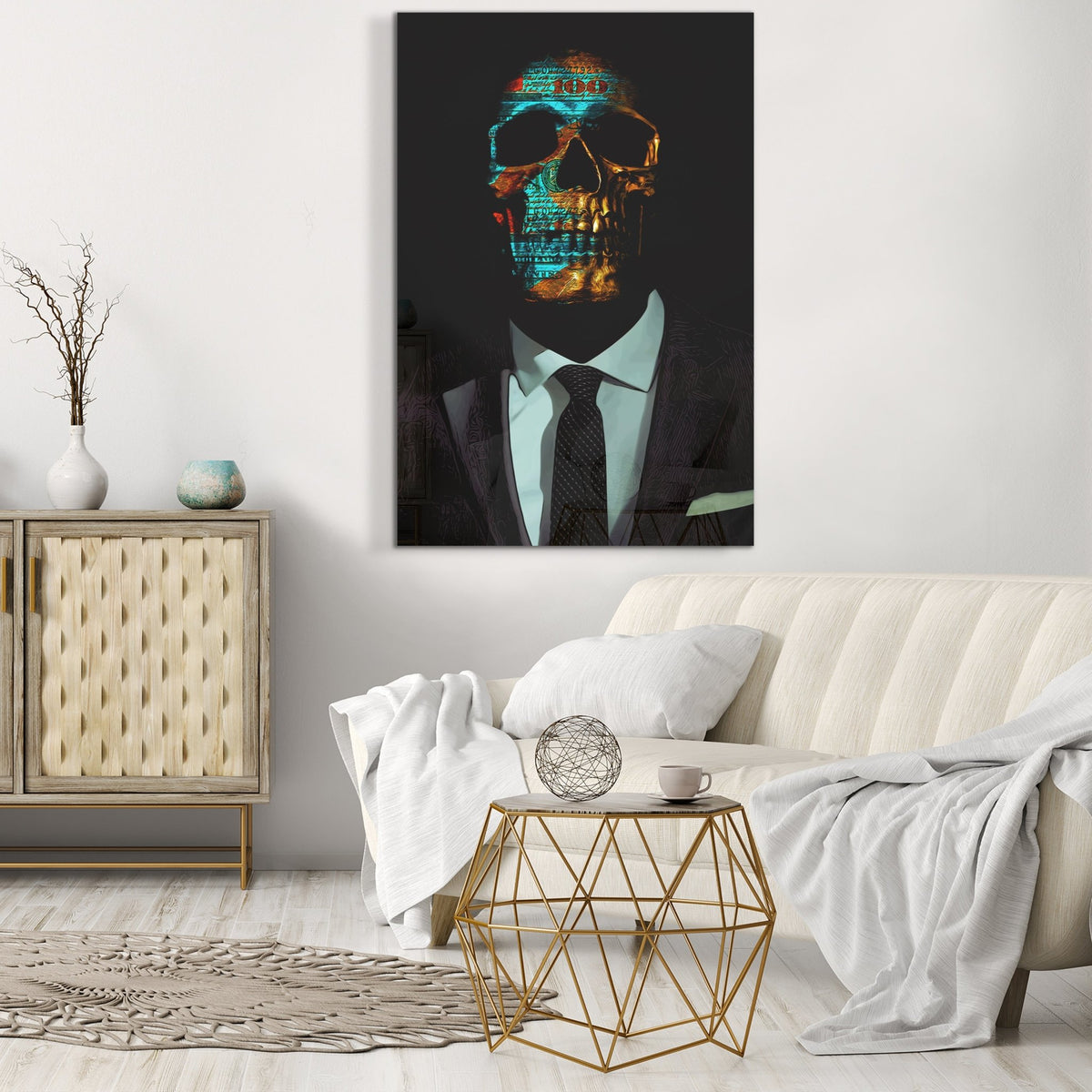 Never Stop Hustling Acrylic Print - Thedopeart Acrylic
