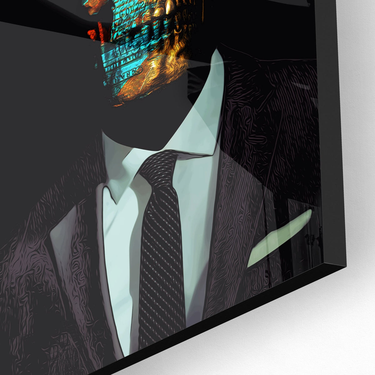 Never Stop Hustling Acrylic Print - Thedopeart Acrylic