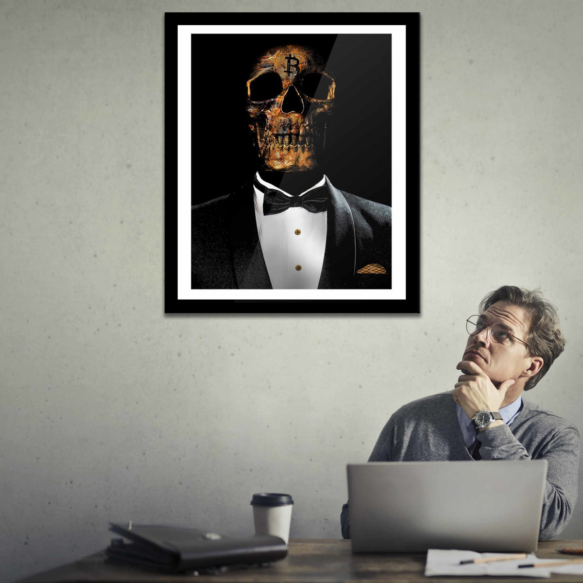 The Investor Semi-gloss Print - Thedopeart Prints