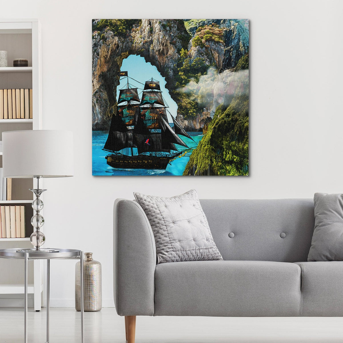 The Money Ship [A1] - Thedopeart Canvas