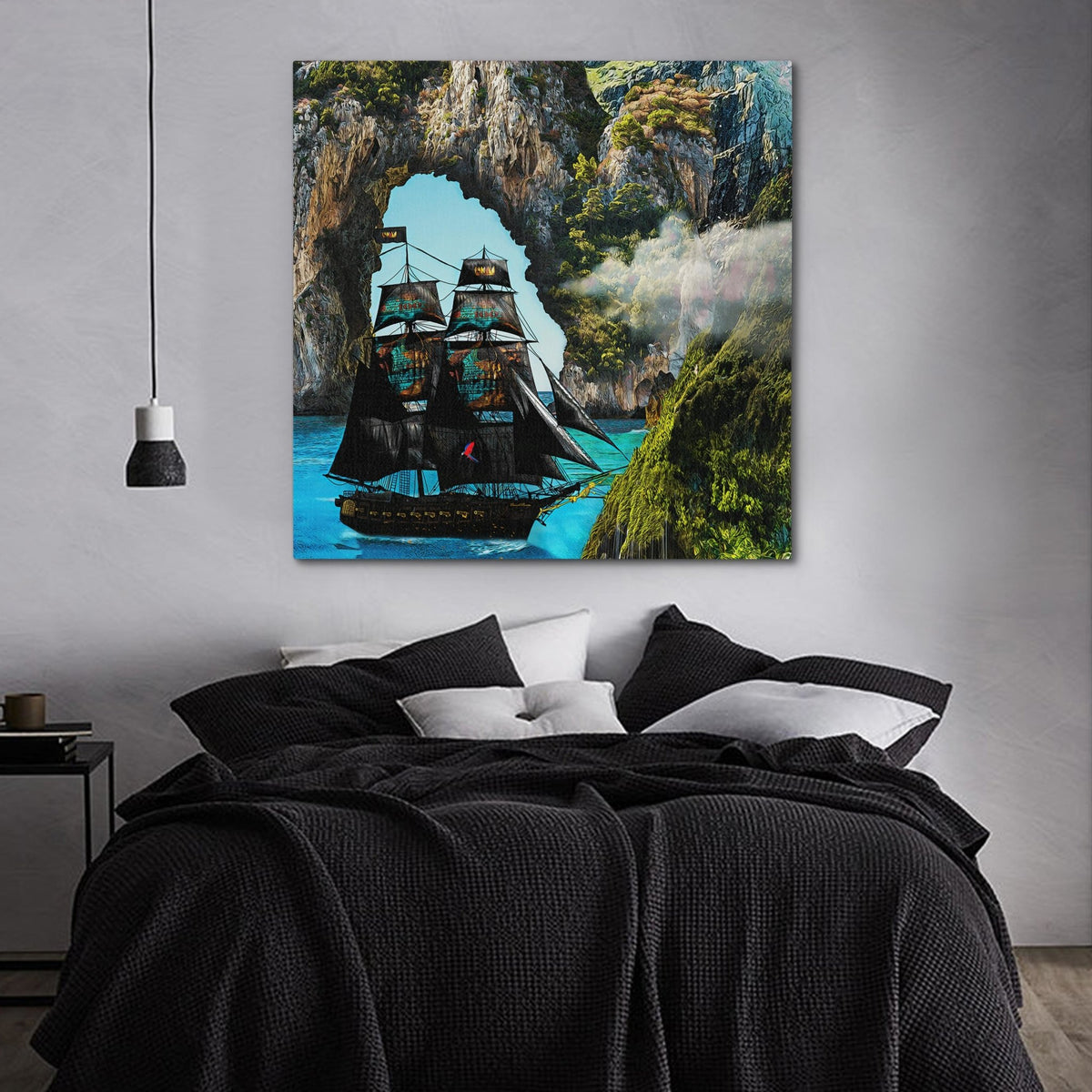 The Money Ship [A1] - Thedopeart Canvas