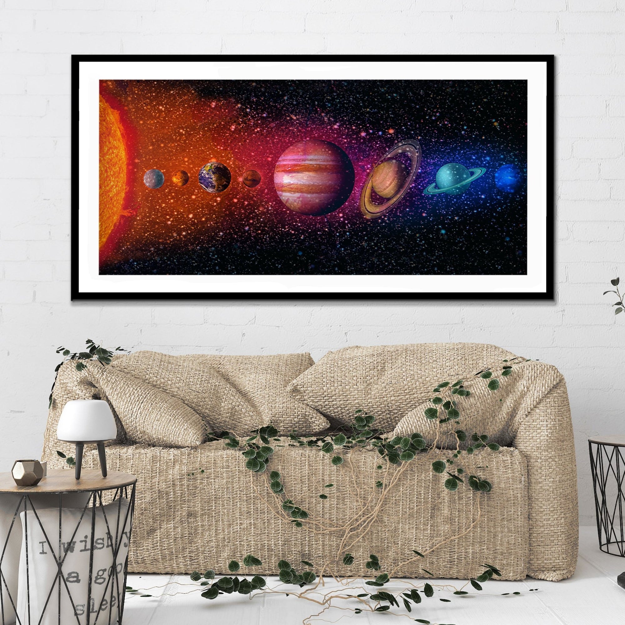 The Solar System Semi-gloss Print - Thedopeart Prints