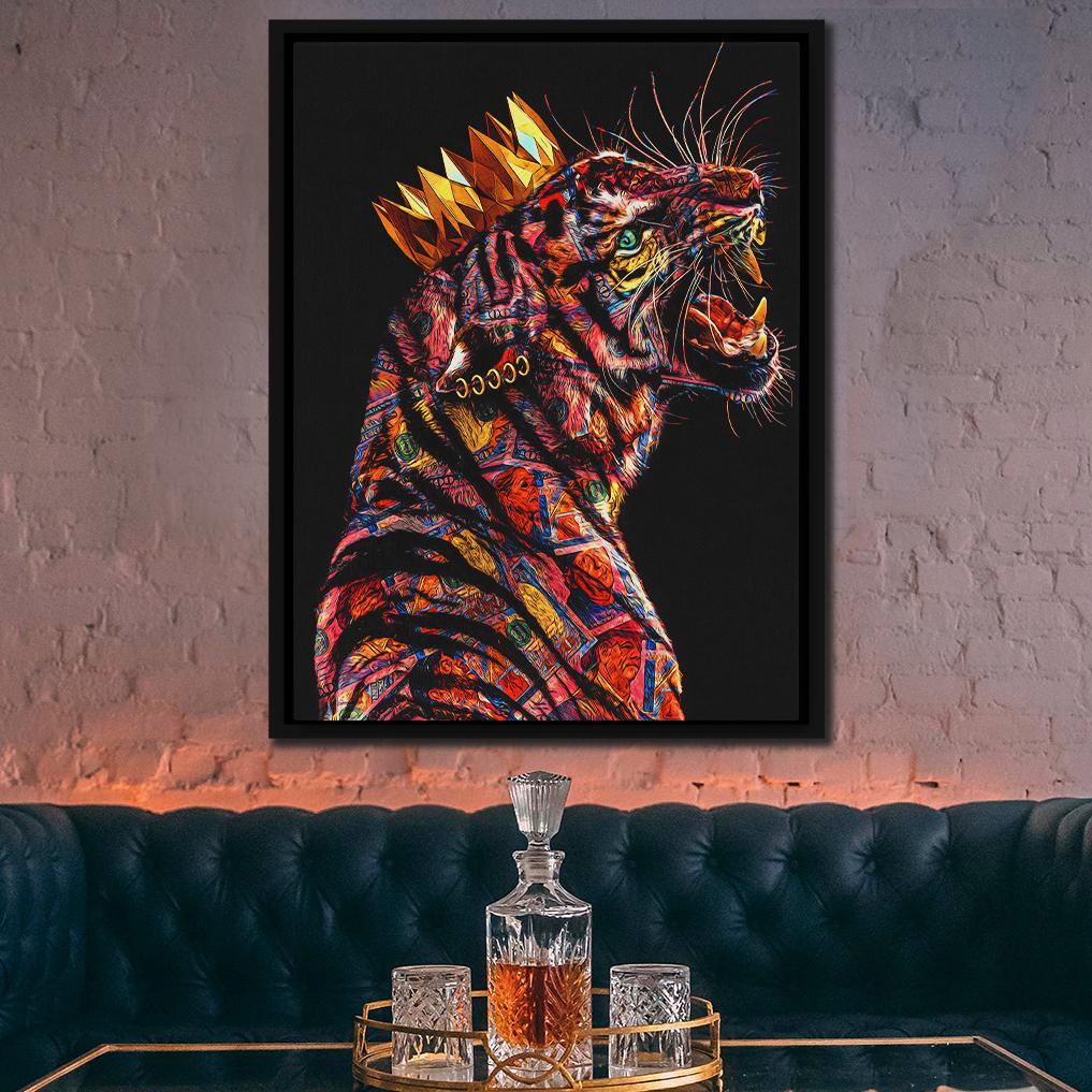 Tiger King - Thedopeart Canvas