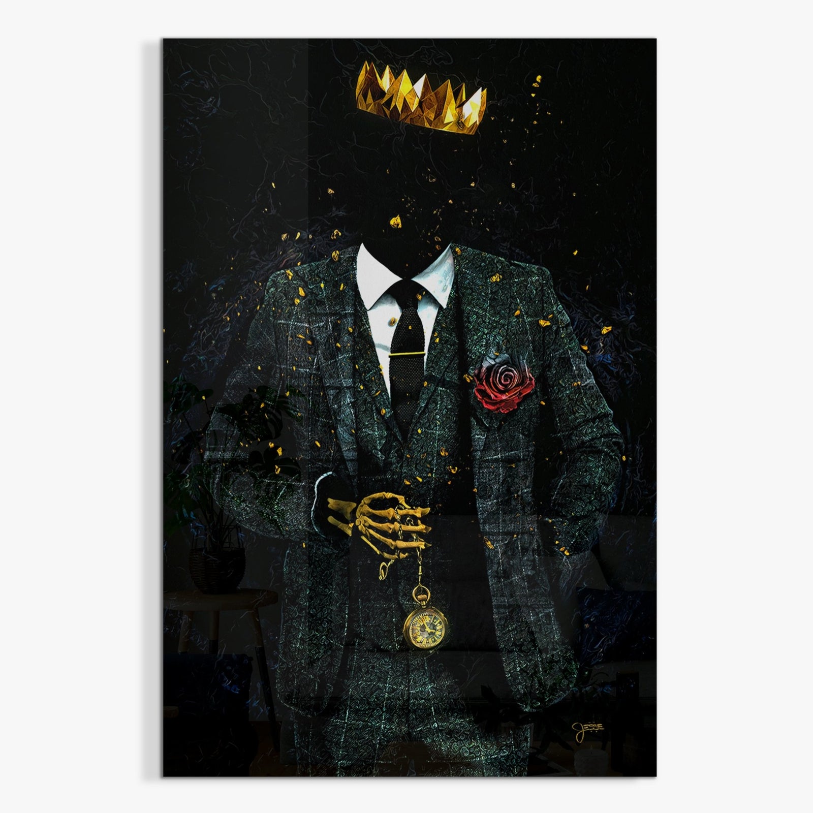 Time is King Acrylic Print - Thedopeart Acrylic
