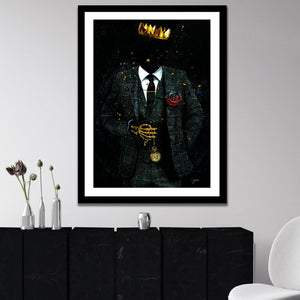 Time is King Semi-gloss Print - Thedopeart Prints