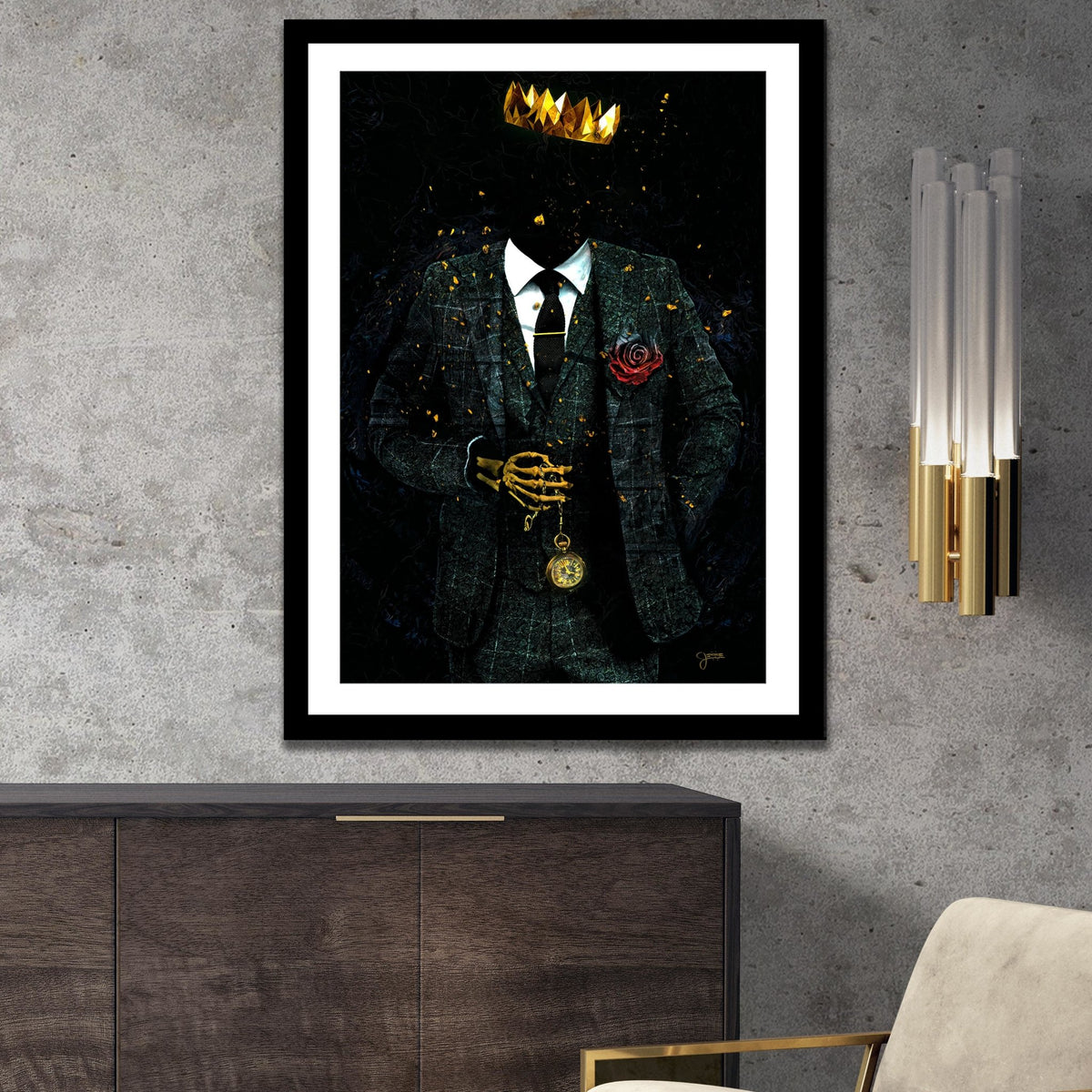 Time is King Semi-gloss Print - Thedopeart Prints