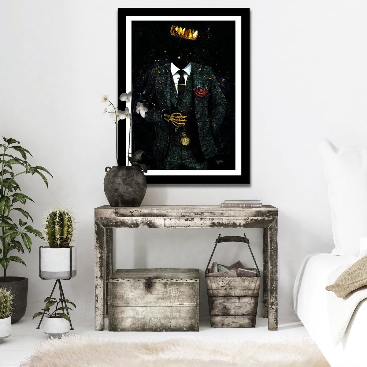 Time is King Semi-gloss Print - Thedopeart Prints