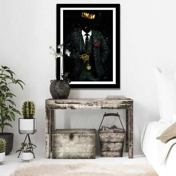 Time is King Semi-gloss Print - Thedopeart Prints