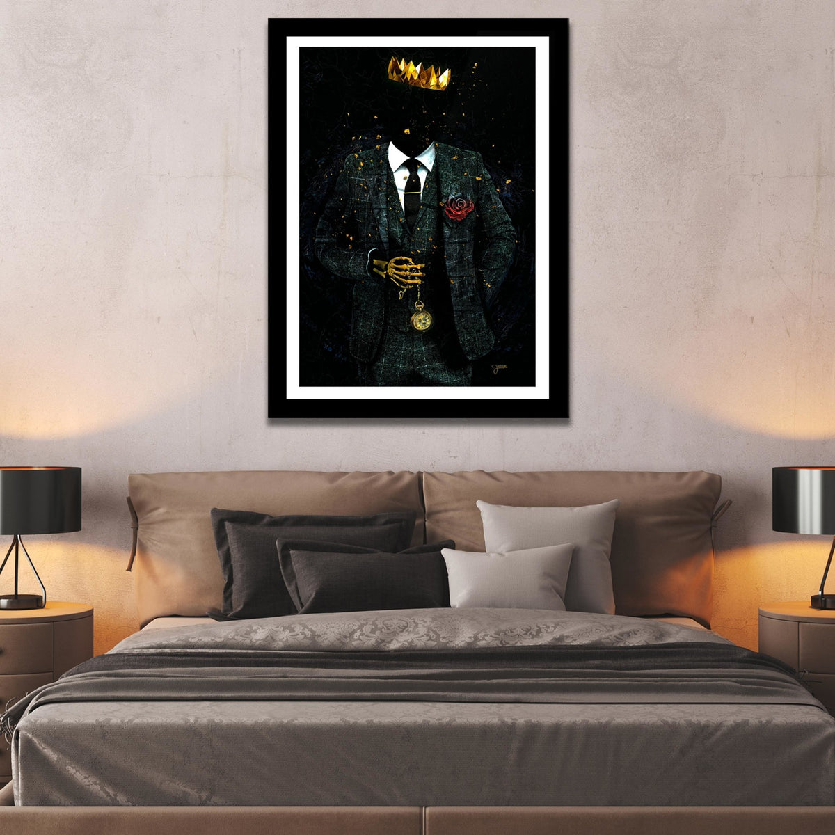 Time is King Semi-gloss Print - Thedopeart Prints