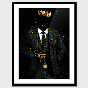 Time is King Semi-gloss Print - Thedopeart Prints