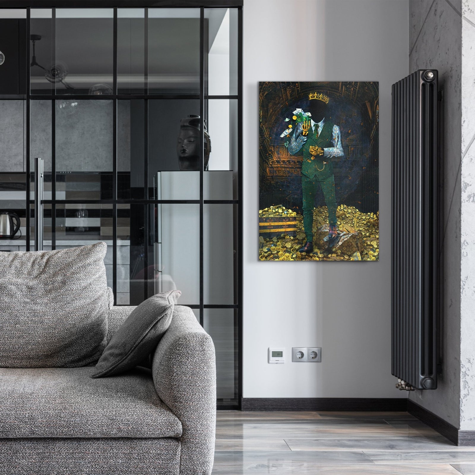 Time Is Money Acrylic Print - Thedopeart Acrylic