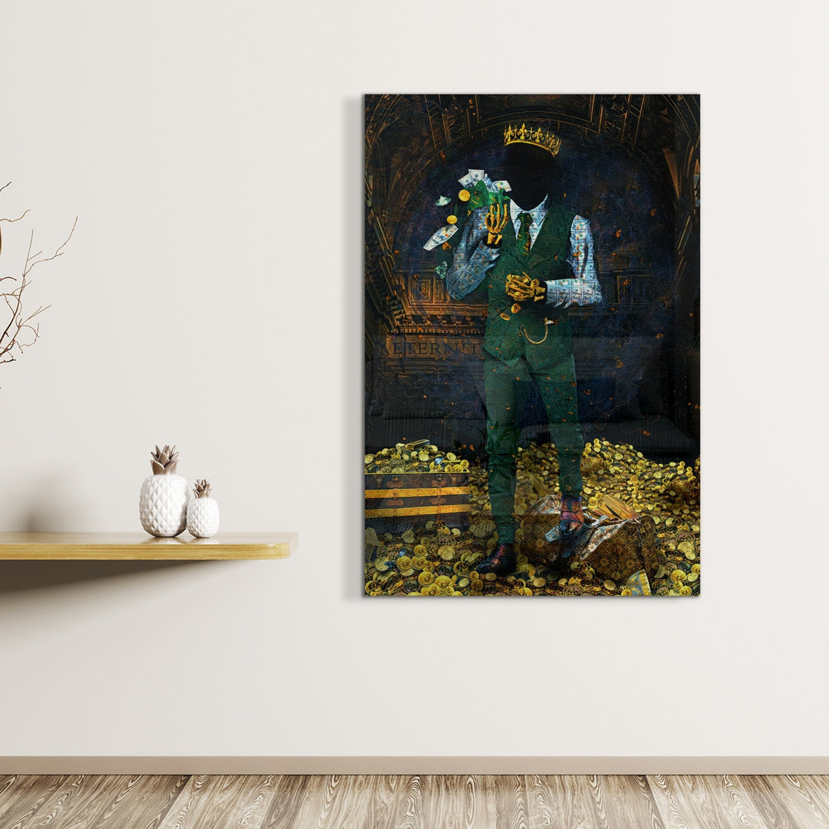 Time Is Money Acrylic Print - Thedopeart Acrylic