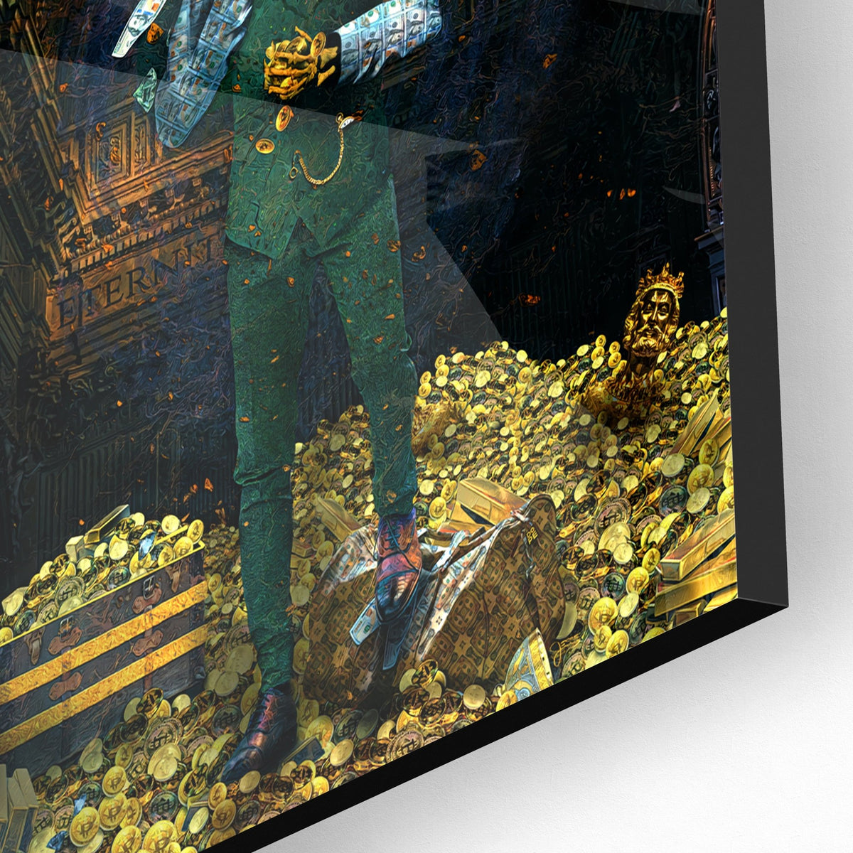 Time Is Money Acrylic Print - Thedopeart Acrylic