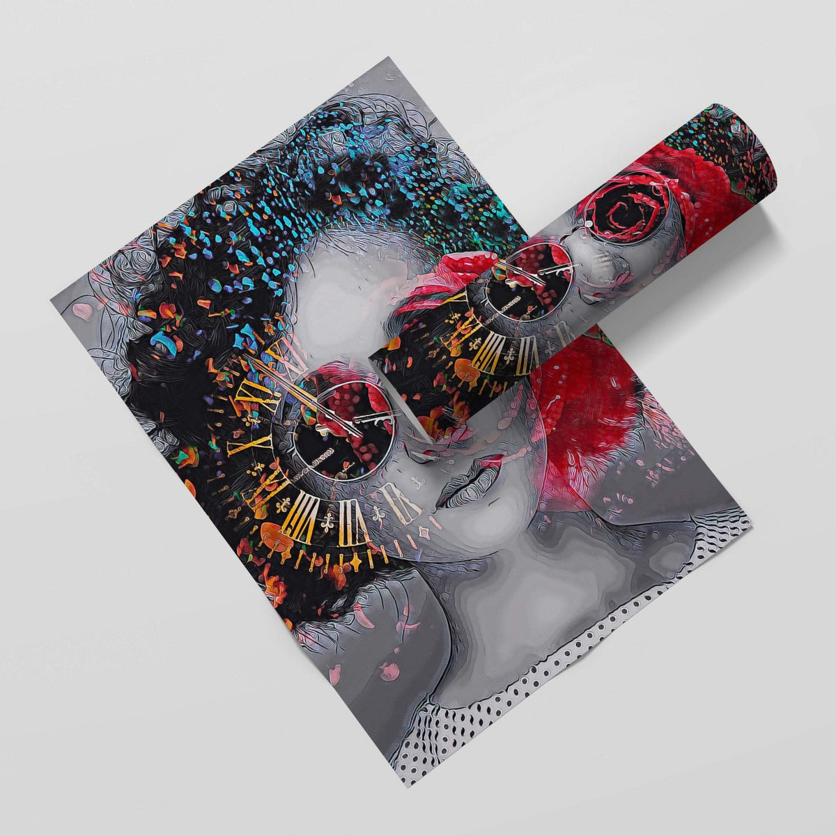 Timescape Semi-gloss Print - Thedopeart Prints