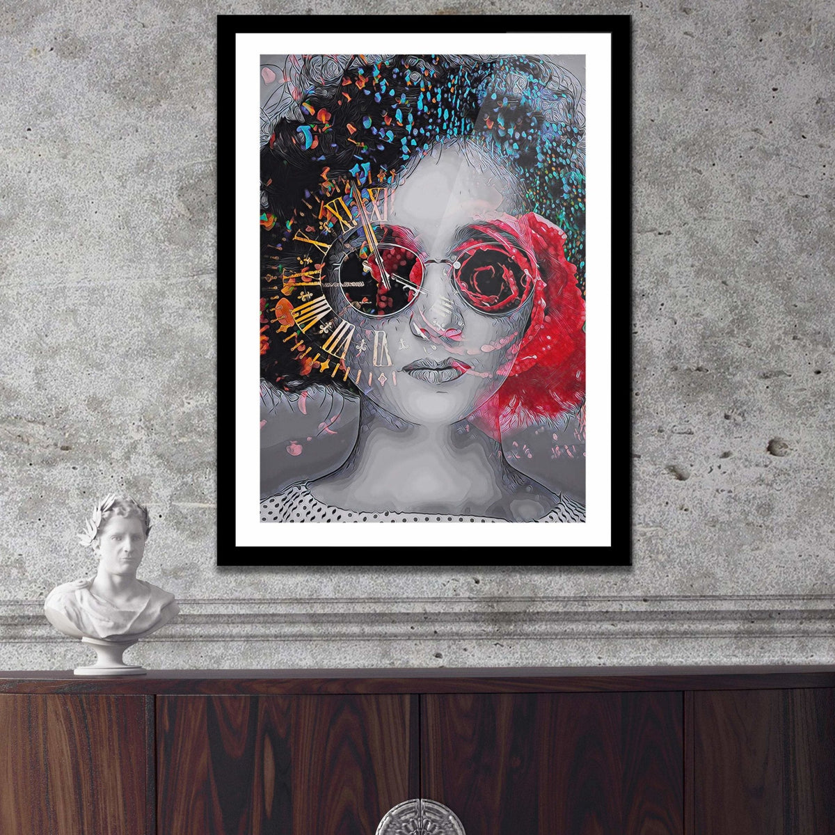 Timescape Semi-gloss Print - Thedopeart Prints