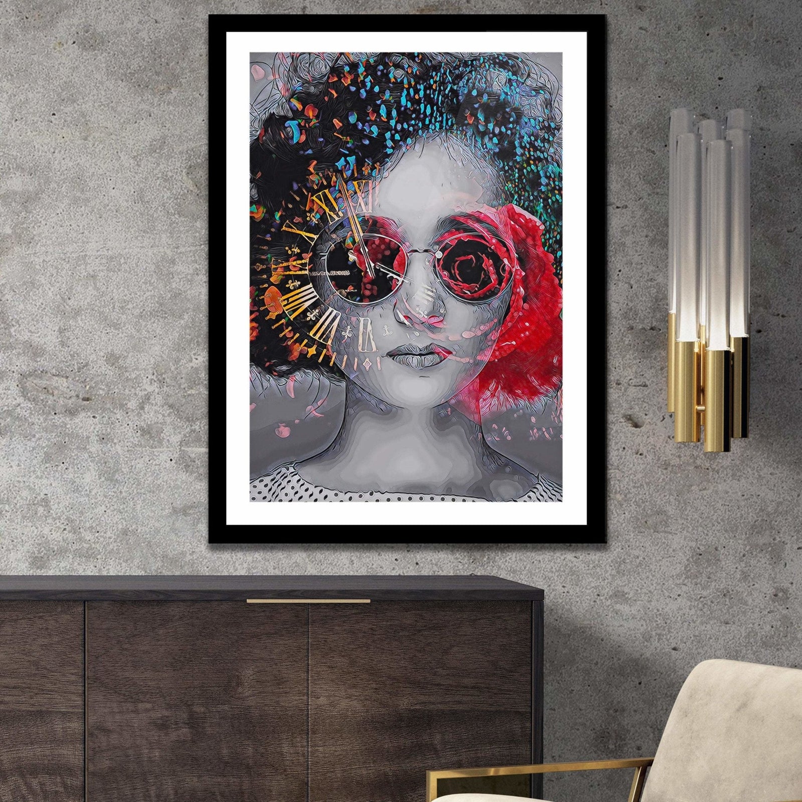 Timescape Semi-gloss Print - Thedopeart Prints