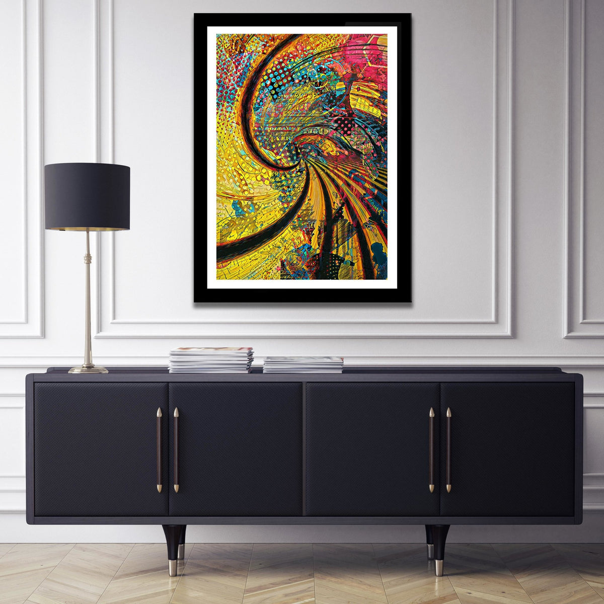 Trippy Spiral Semi-gloss Print - Thedopeart Prints