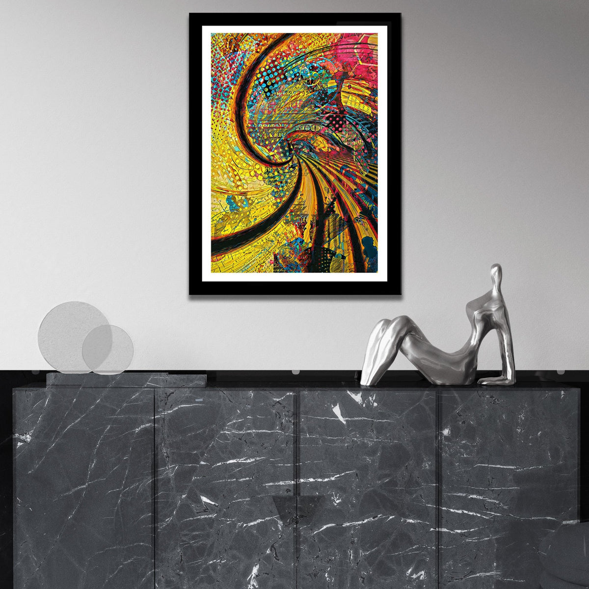 Trippy Spiral Semi-gloss Print - Thedopeart Prints