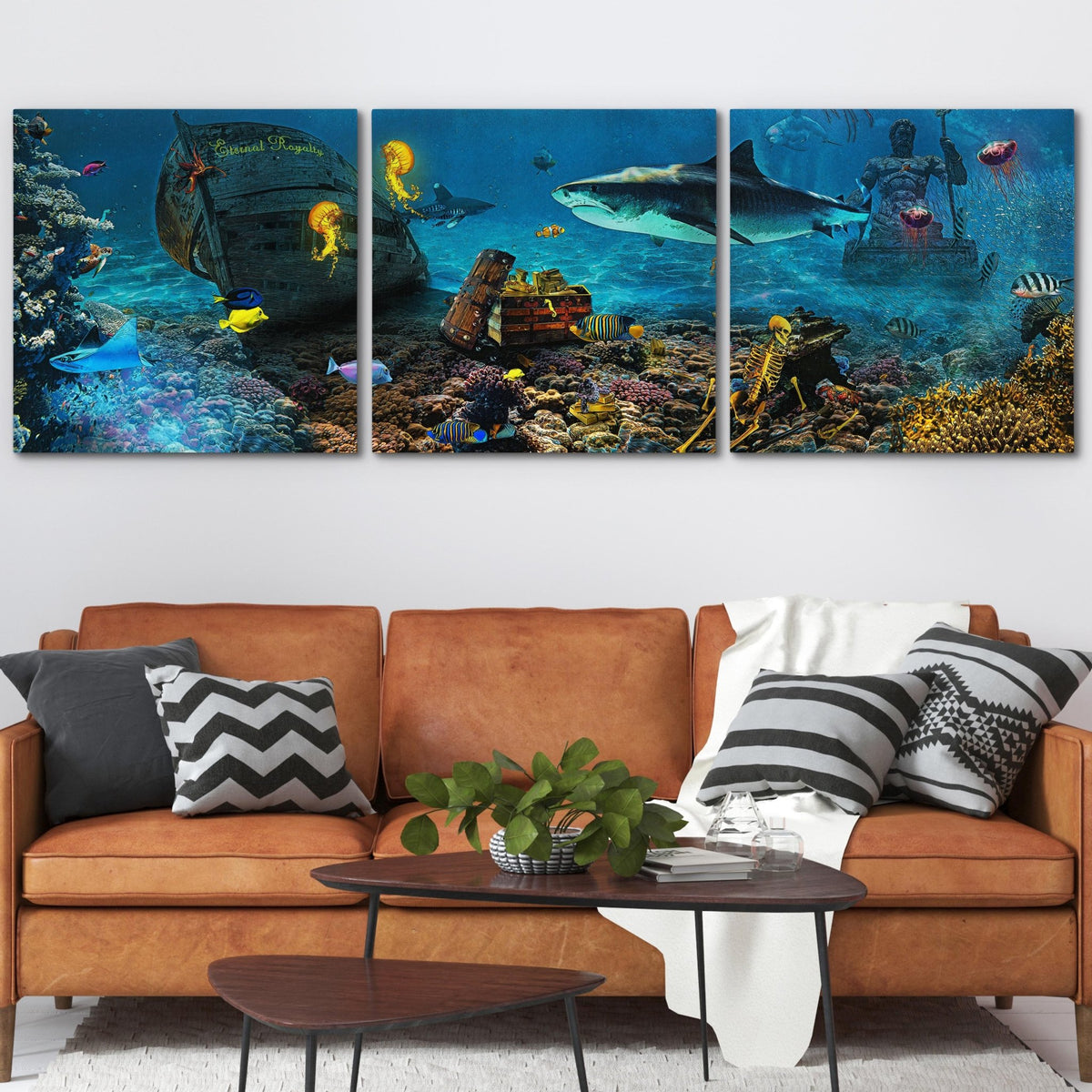Sunken Treasure 3 Piece Set [C1-C3] - Thedopeart Canvas