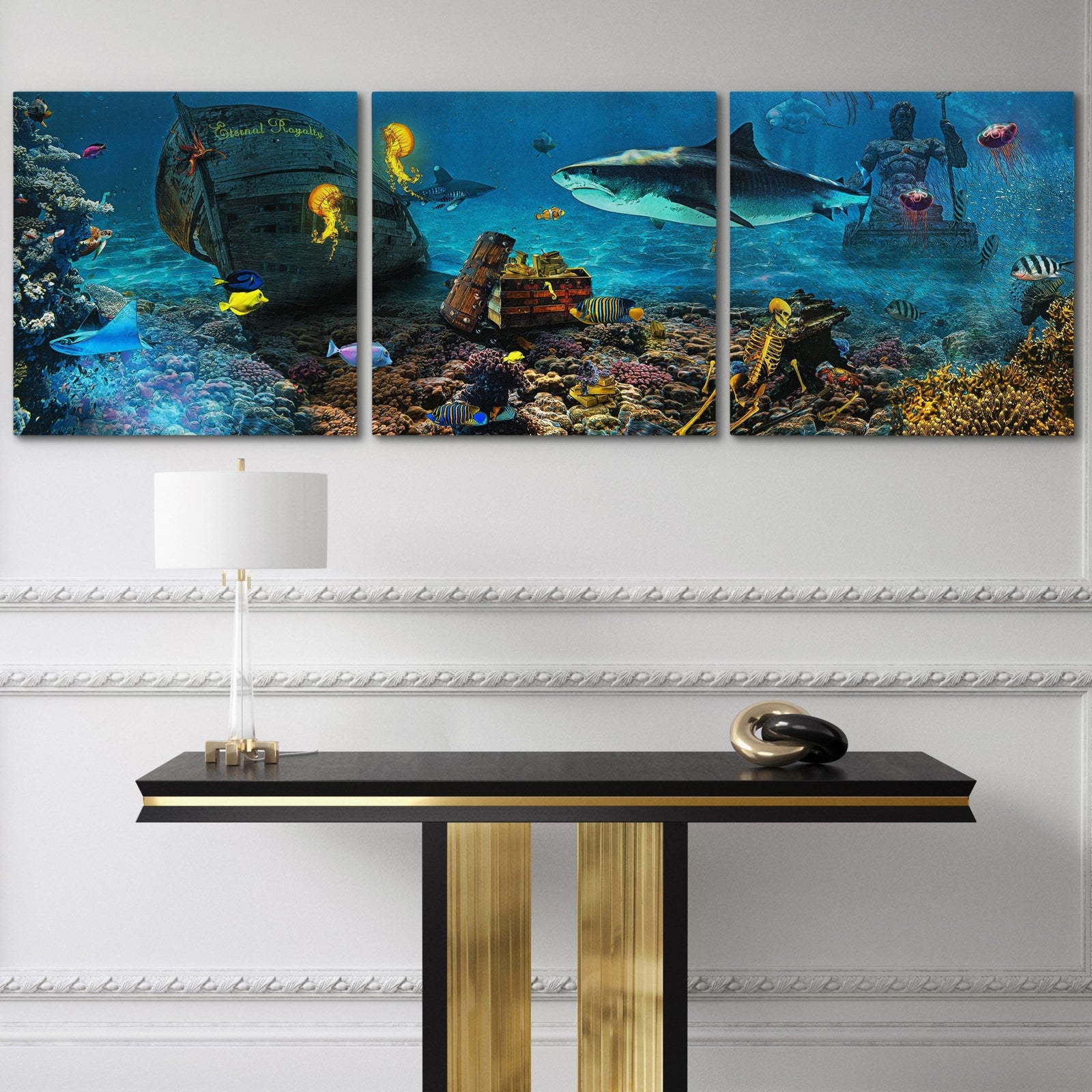 Sunken Treasure 3 Piece Set [C1-C3] - Thedopeart Canvas