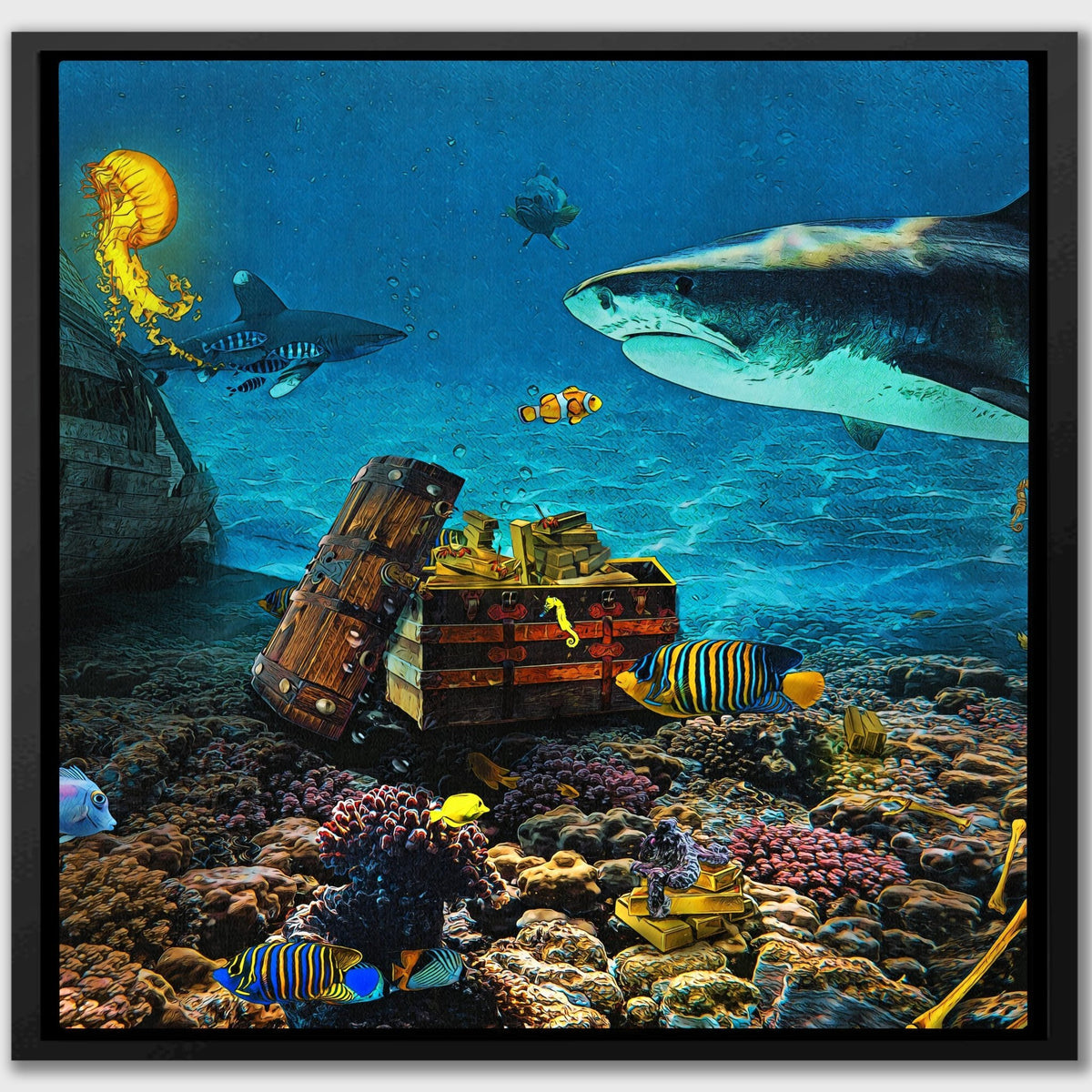 Sunken Treasure 3 Piece Set [C1-C3] - Thedopeart Canvas