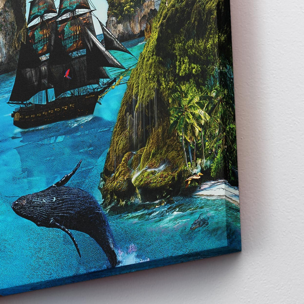 Whale Bay [Extended] - Thedopeart Canvas