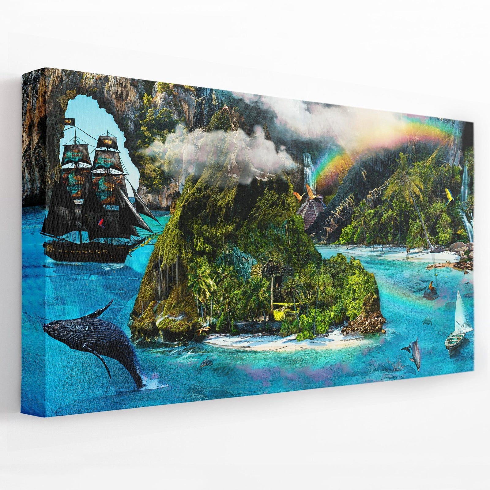 Whale Bay [Extended] - Thedopeart Canvas