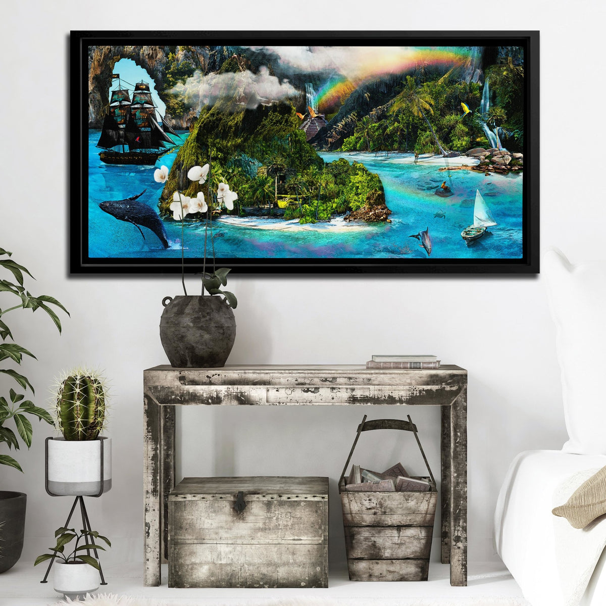 Whale Bay [Extended] - Thedopeart Canvas