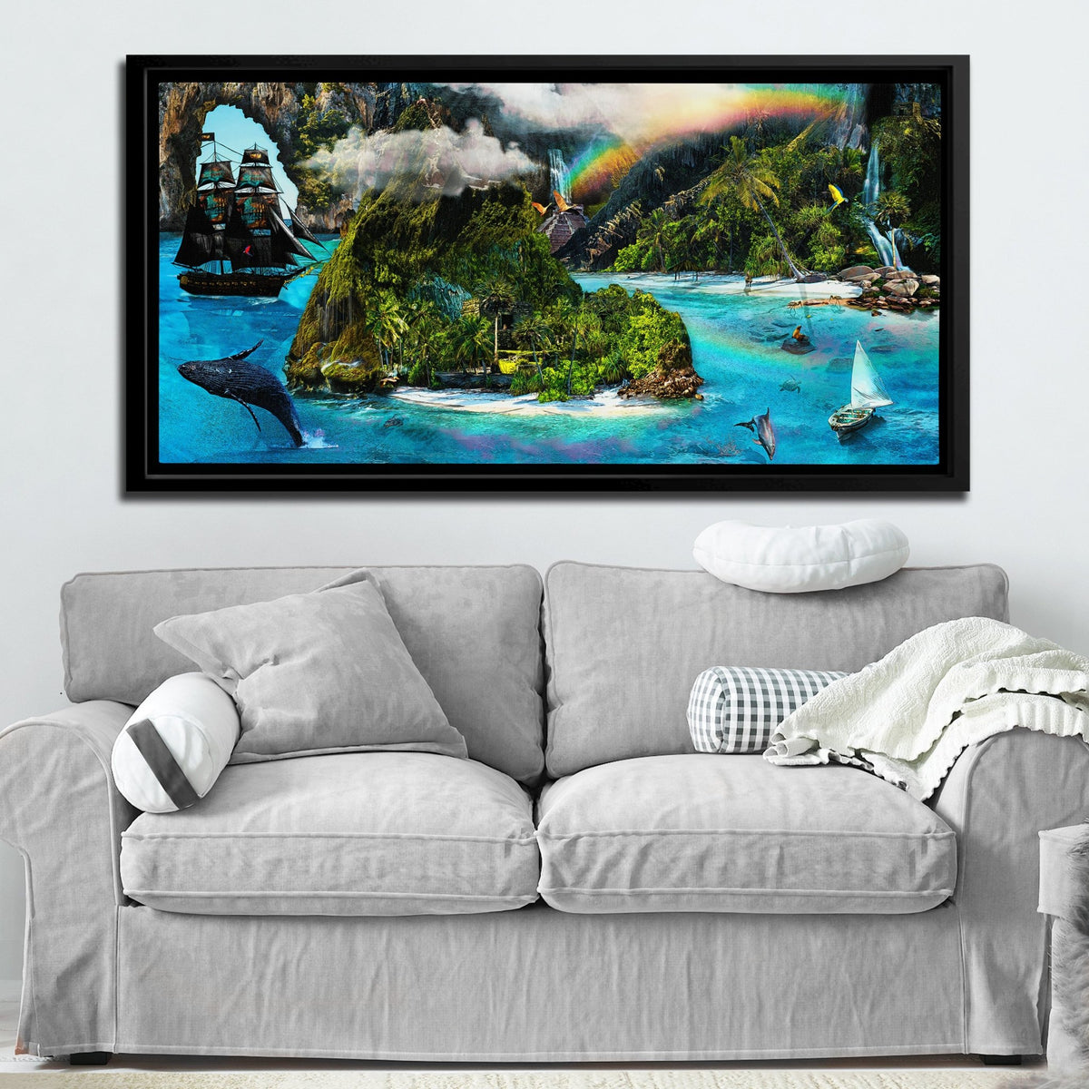 Whale Bay [Extended] - Thedopeart Canvas