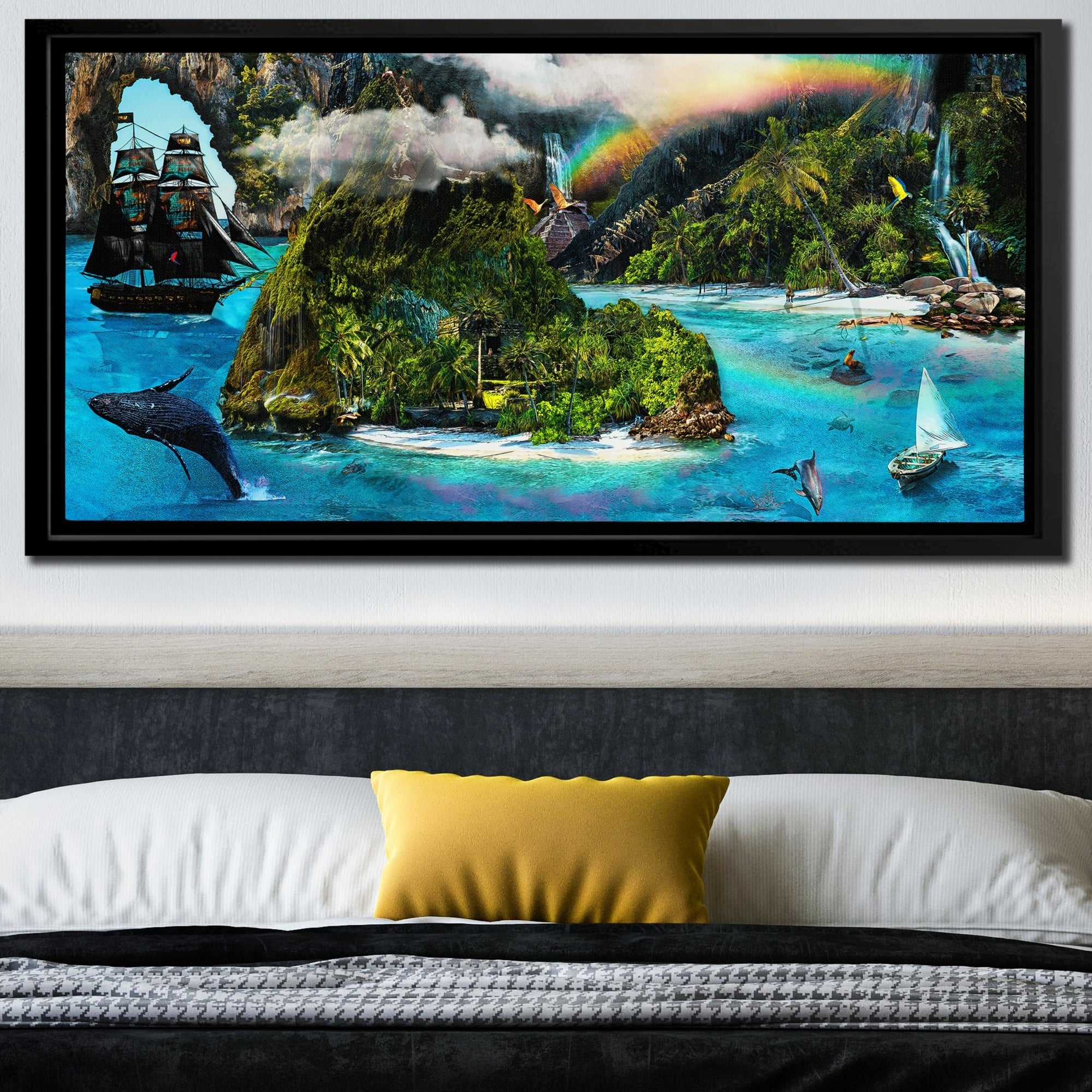 Whale Bay [Extended] - Thedopeart Canvas